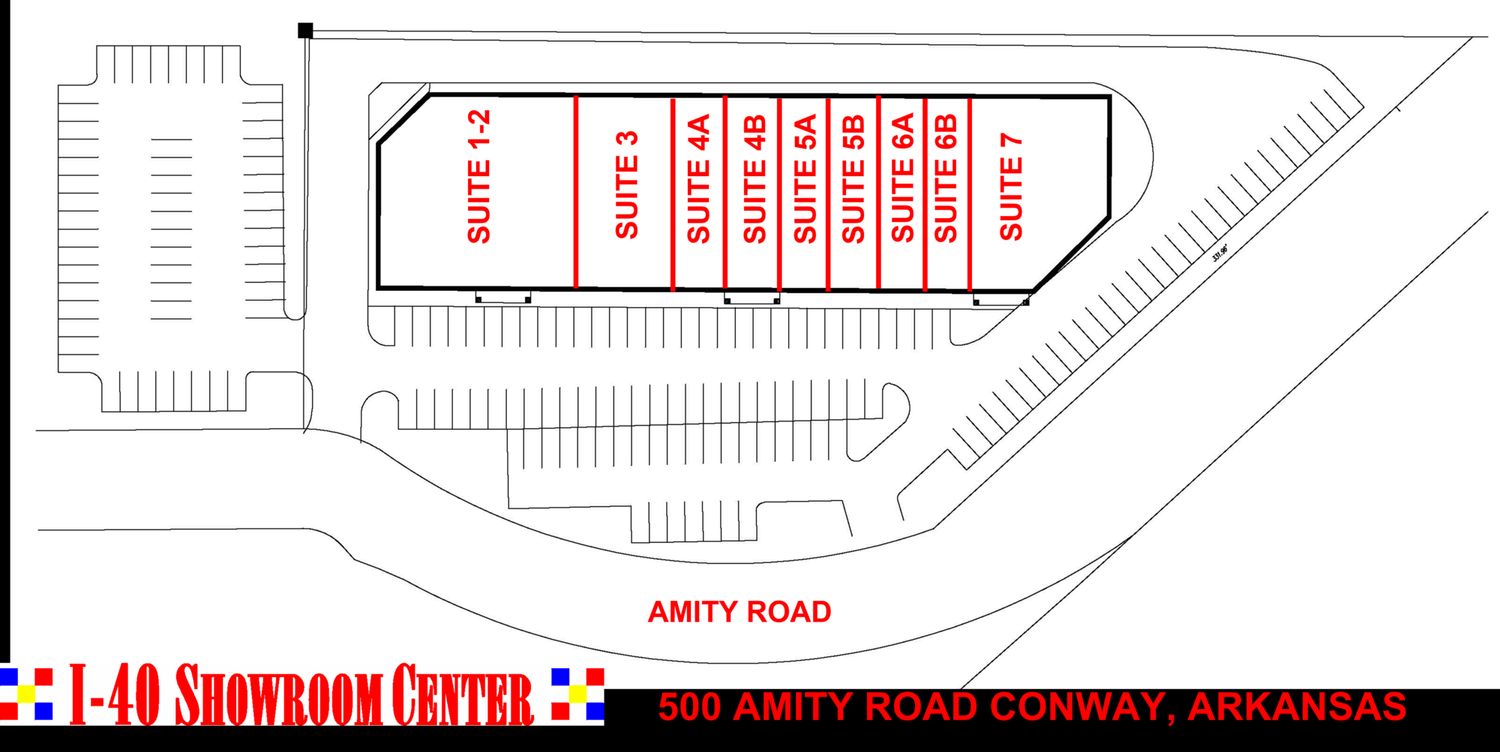I-40 Showroom Center: 500 Amity Rd, Conway, AR 72032